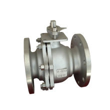 JIS 10K 50A Lever Handle ASTM A216-WCB Cast steel Flanged End RF Floating Ball Valve
